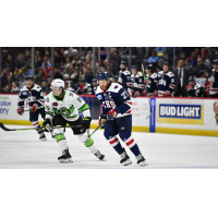 South Carolina Stingrays defenseman Jacob Graves vs. the Savannah Ghost Pirates