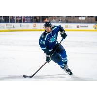 Worcester Railers' Mason Klee on the ice